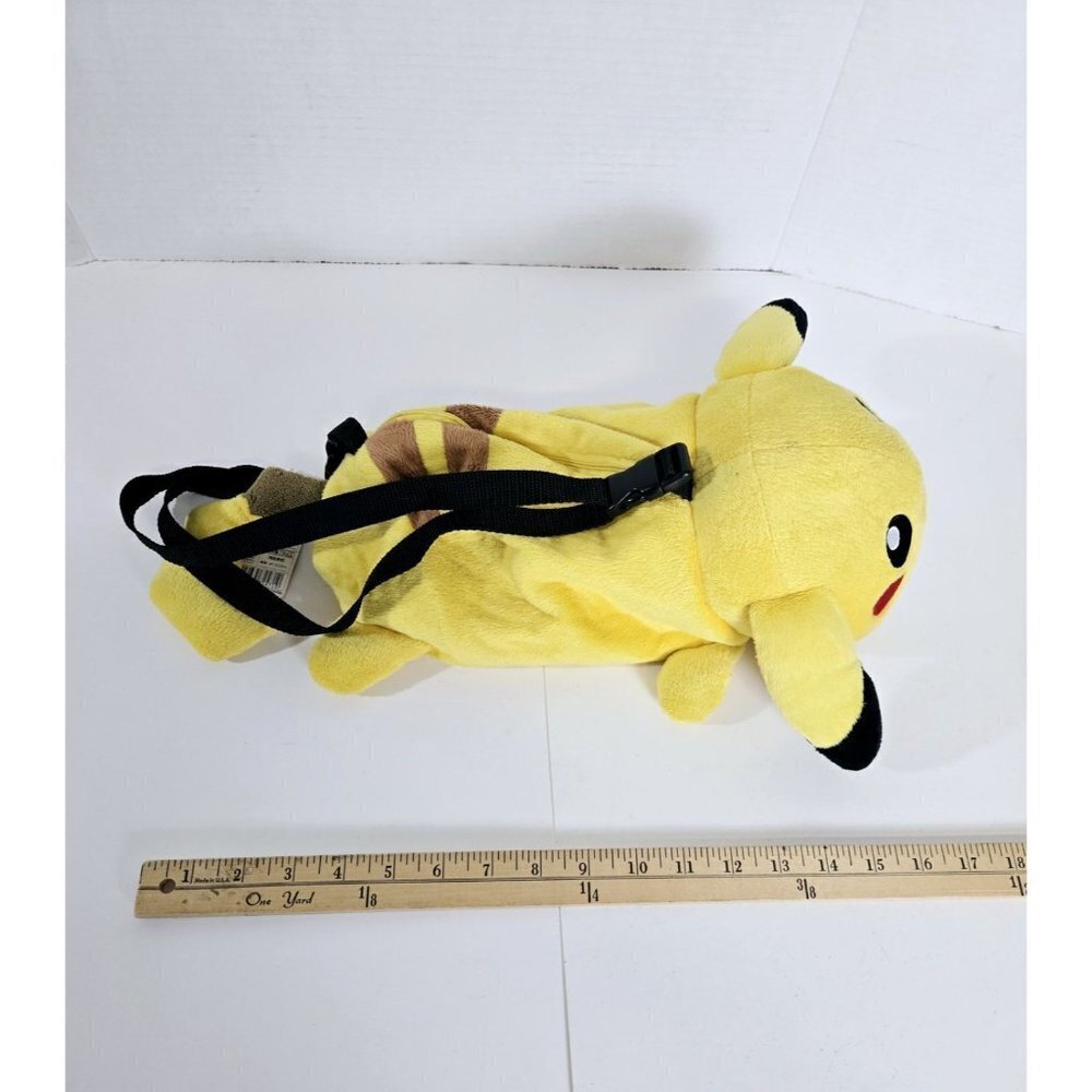 Pokémon Pikachu Plush Backpack Bag 2007 NWT Vintage Tongue Out - Picture 3 of 8